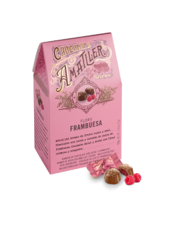 Flores de Chocolate y Frambuesa – Chocolate Amatller