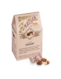 Flores de Chocolate con Leche al Crocant - Chocolate Amatller