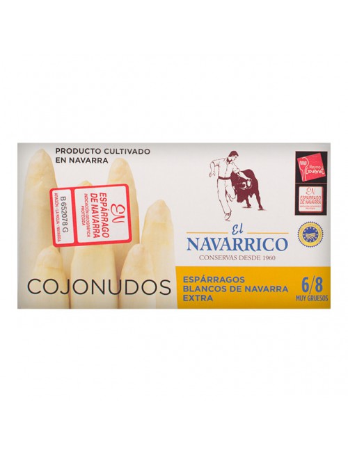 Espárrago DO Navarra El Navarrico 6/8 extra lata